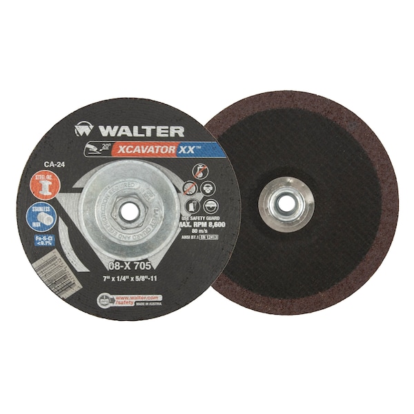 XCAVATOR XX, 7 in X 1/4" X 5/8 in -11 PK10